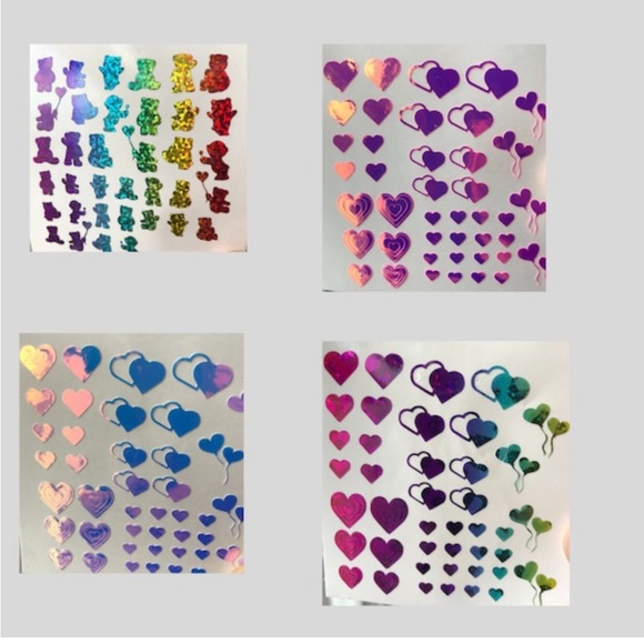 Hearts- Nail Stickers\Nail Decals \Art Sticker for DIY Finger, Toe nail art - Picture 9 of 9